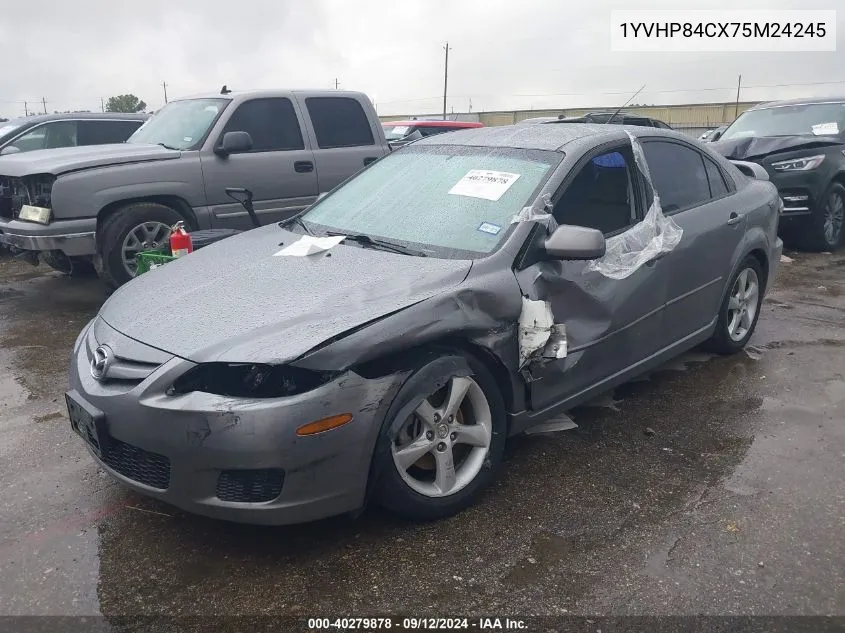 2007 Mazda Mazda6 I Sport Ve VIN: 1YVHP84CX75M24245 Lot: 40279878