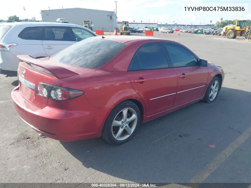 2007 Mazda 6 I VIN: 1YVHP80C475M33836 Lot: 40328304