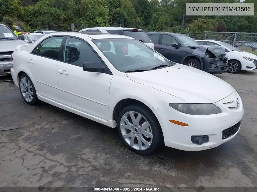 1YVHP81D175M43506 2007 Mazda Mazda6 S Grand Touring