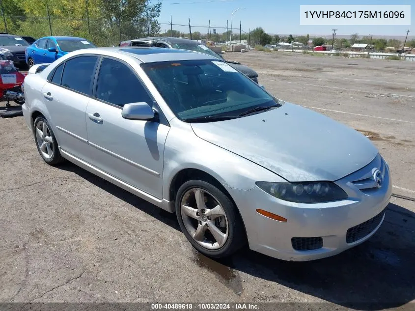 2007 Mazda Mazda6 I Touring VIN: 1YVHP84C175M16096 Lot: 40489618