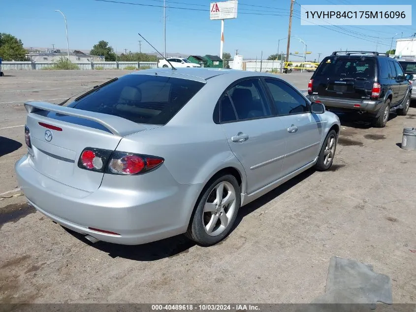 2007 Mazda Mazda6 I Touring VIN: 1YVHP84C175M16096 Lot: 40489618