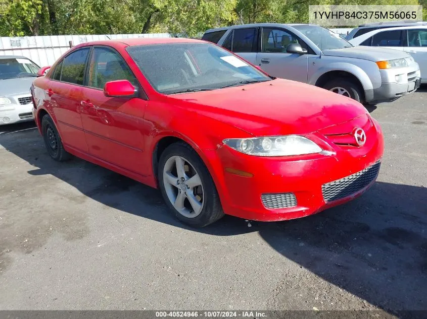 1YVHP84C375M56065 2007 Mazda Mazda6 I Sport Ve