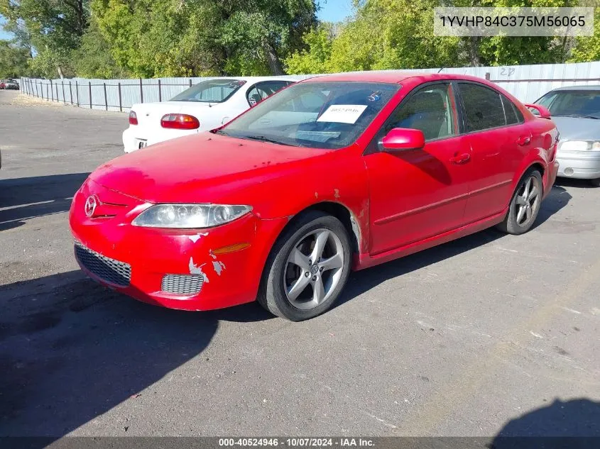 2007 Mazda Mazda6 I Sport Ve VIN: 1YVHP84C375M56065 Lot: 40524946