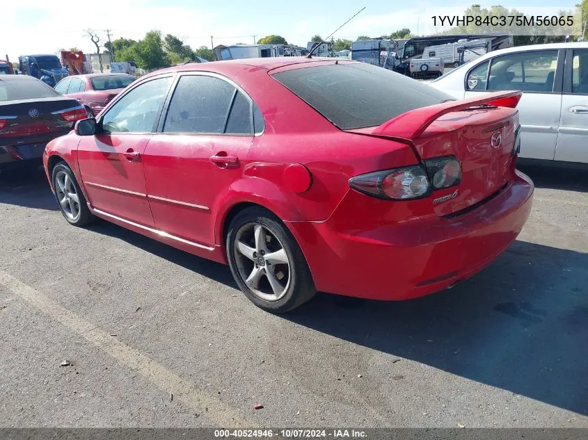 2007 Mazda Mazda6 I Sport Ve VIN: 1YVHP84C375M56065 Lot: 40524946