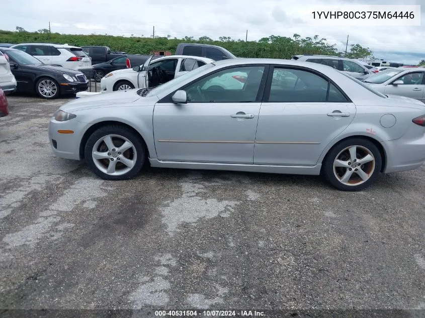 1YVHP80C375M64446 2007 Mazda Mazda6 I Sport Ve