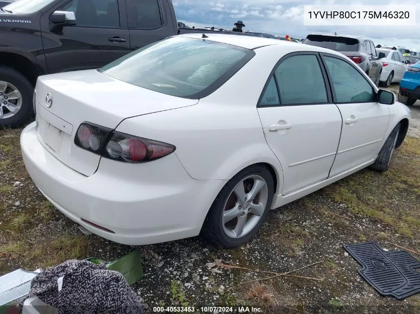 1YVHP80C175M46320 2007 Mazda 6 I