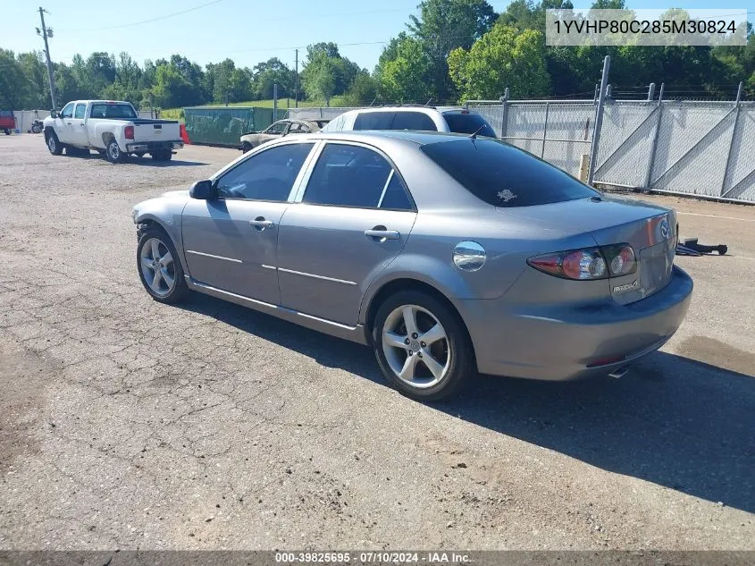 2008 Mazda Mazda6 I Sport Ve VIN: 1YVHP80C285M30824 Lot: 39825695