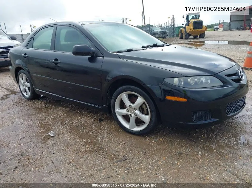 2008 Mazda Mazda6 I Sport Ve VIN: 1YVHP80C285M24604 Lot: 39958315