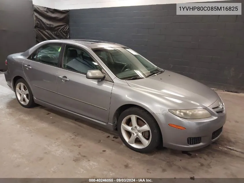 1YVHP80C085M16825 2008 Mazda Mazda6 I Touring