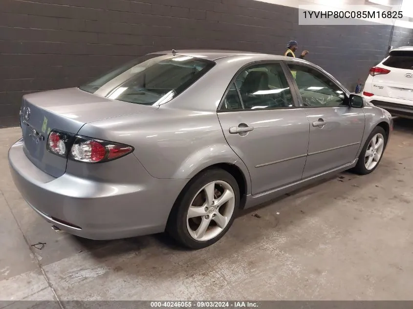 1YVHP80C085M16825 2008 Mazda Mazda6 I Touring