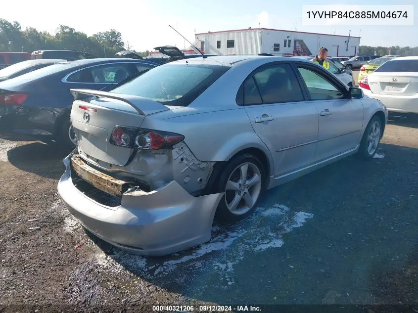 1YVHP84C885M04674 2008 Mazda Mazda6 I Sport Ve