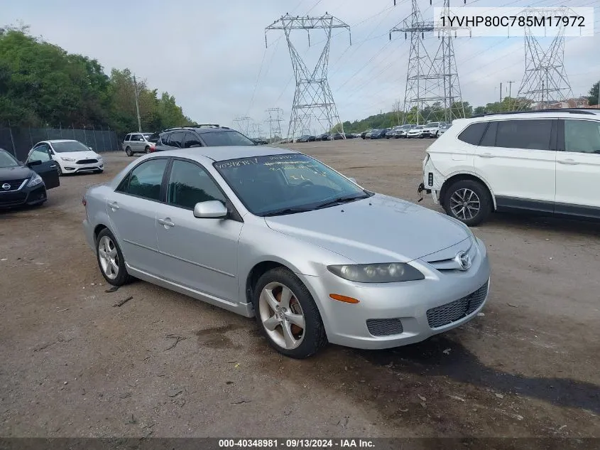 1YVHP80C785M17972 2008 Mazda Mazda6 I Sport Ve