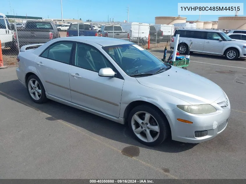 2008 Mazda Mazda6 I Sport Ve VIN: 1YVHP80C485M44515 Lot: 40350880