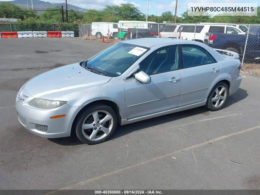 2008 Mazda Mazda6 I Sport Ve VIN: 1YVHP80C485M44515 Lot: 40350880