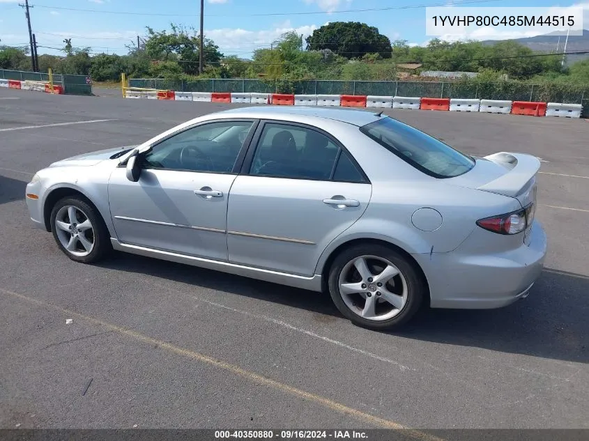 2008 Mazda Mazda6 I Sport Ve VIN: 1YVHP80C485M44515 Lot: 40350880