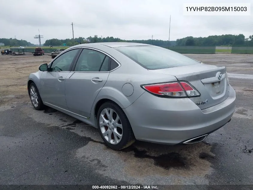 2009 Mazda Mazda6 S Touring VIN: 1YVHP82B095M15003 Lot: 40092862