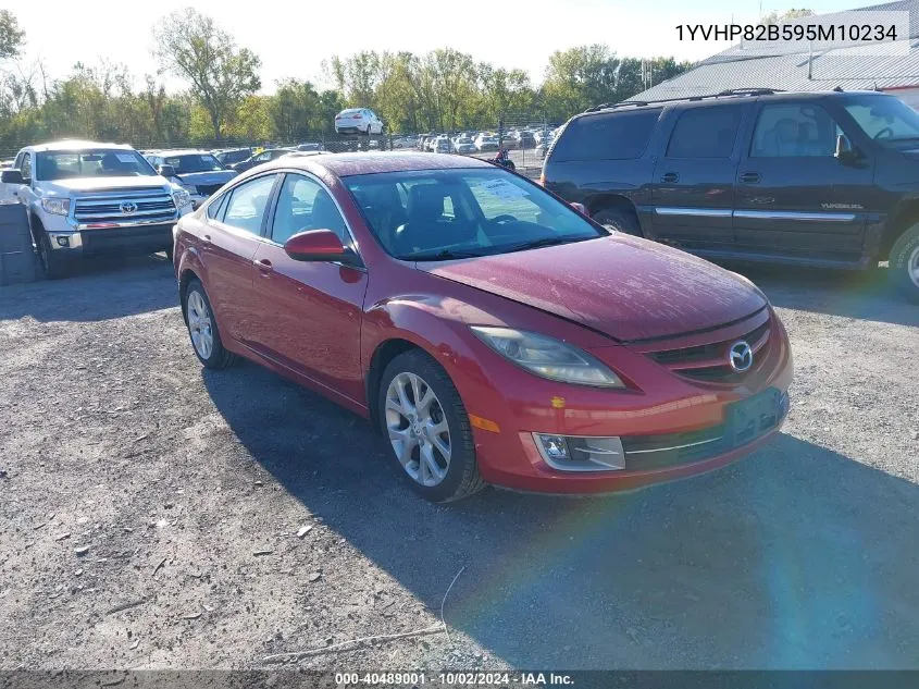 2009 Mazda Mazda6 S Grand Touring VIN: 1YVHP82B595M10234 Lot: 40489001