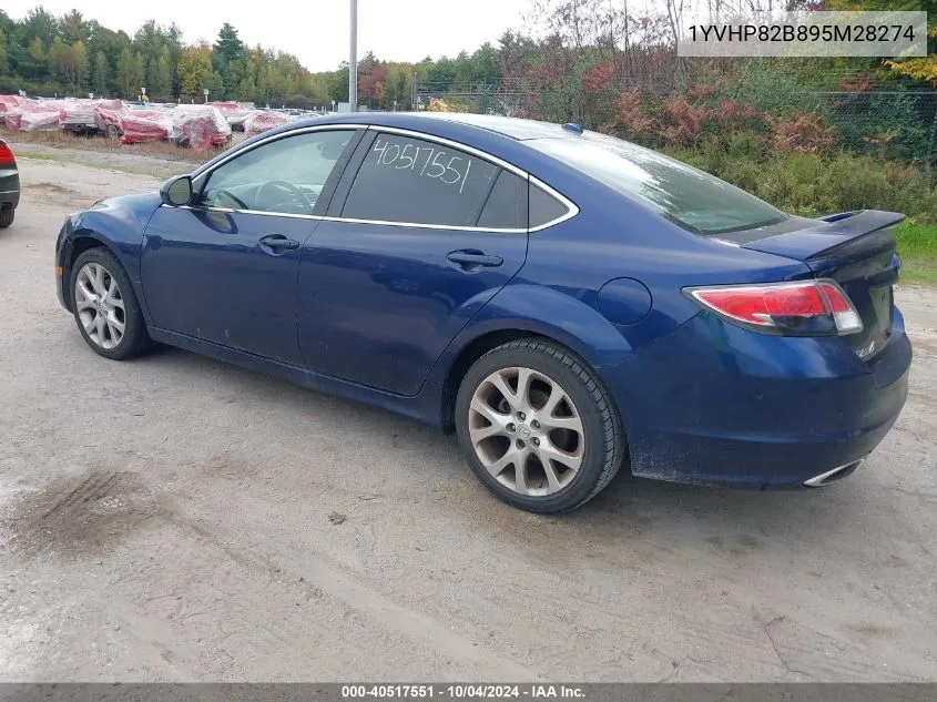 1YVHP82B895M28274 2009 Mazda Mazda6 S Grand Touring