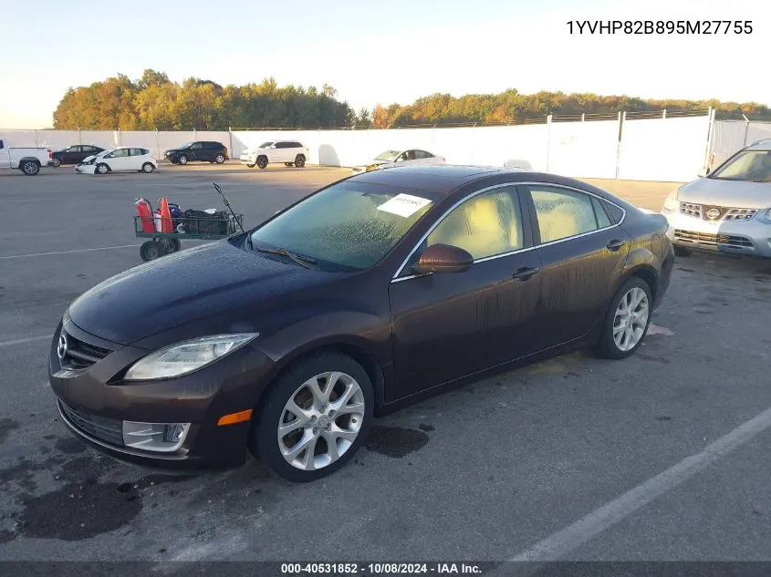 1YVHP82B895M27755 2009 Mazda Mazda6 S Touring