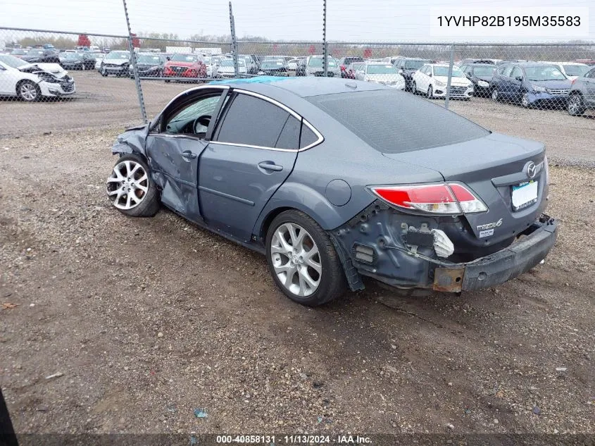 2009 Mazda Mazda6 S Grand Touring VIN: 1YVHP82B195M35583 Lot: 40858131