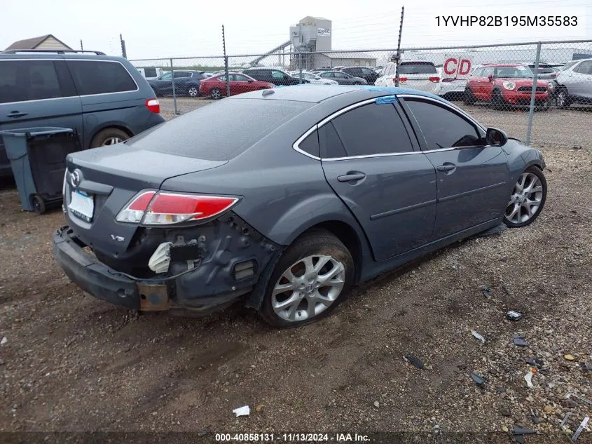 2009 Mazda Mazda6 S Grand Touring VIN: 1YVHP82B195M35583 Lot: 40858131