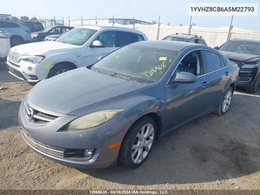 1YVHZ8CB6A5M22793 2010 Mazda Mazda6