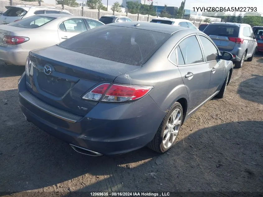 1YVHZ8CB6A5M22793 2010 Mazda Mazda6