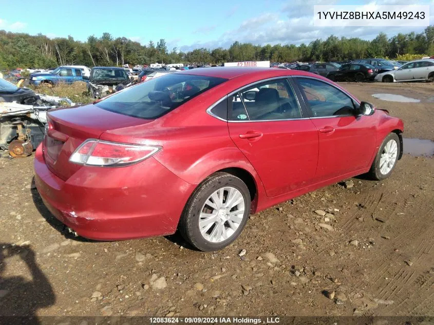 2010 Mazda Mazda6 VIN: 1YVHZ8BHXA5M49243 Lot: 12083624