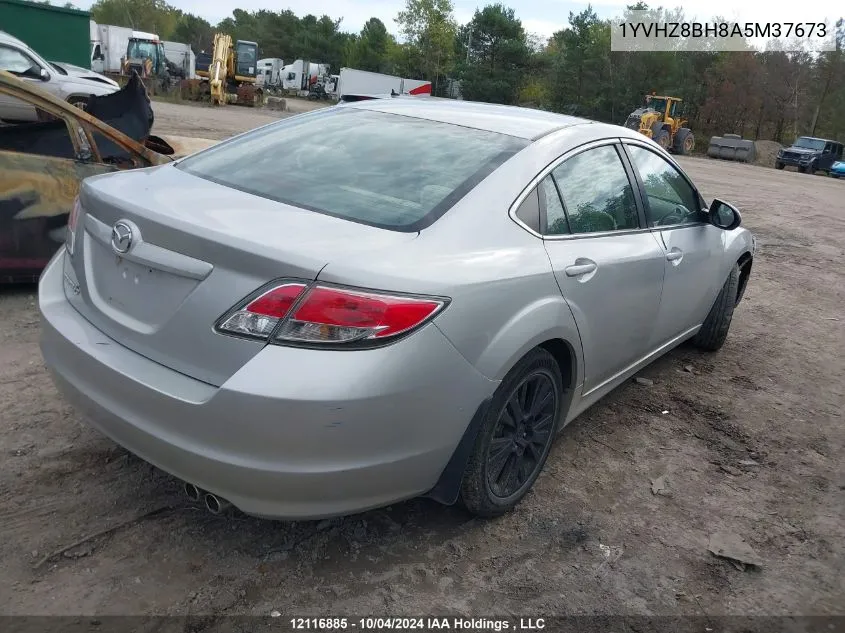 2010 Mazda 6 I VIN: 1YVHZ8BH8A5M37673 Lot: 12116885