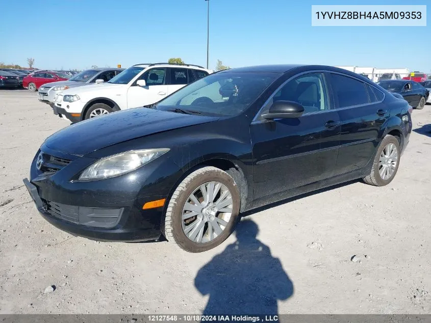 2010 Mazda Mazda6 VIN: 1YVHZ8BH4A5M09353 Lot: 12127548