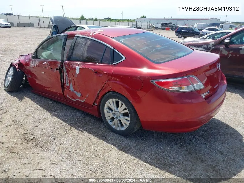 2010 Mazda Mazda6 I Touring Plus VIN: 1YVHZ8CH9A5M19312 Lot: 39540043