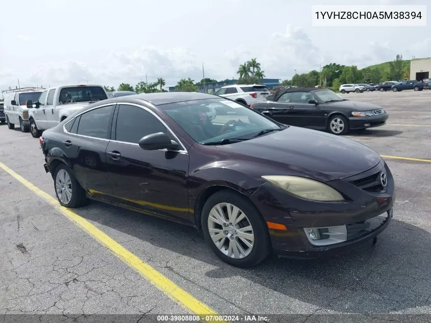 2010 Mazda Mazda6 I Touring VIN: 1YVHZ8CH0A5M38394 Lot: 39808808