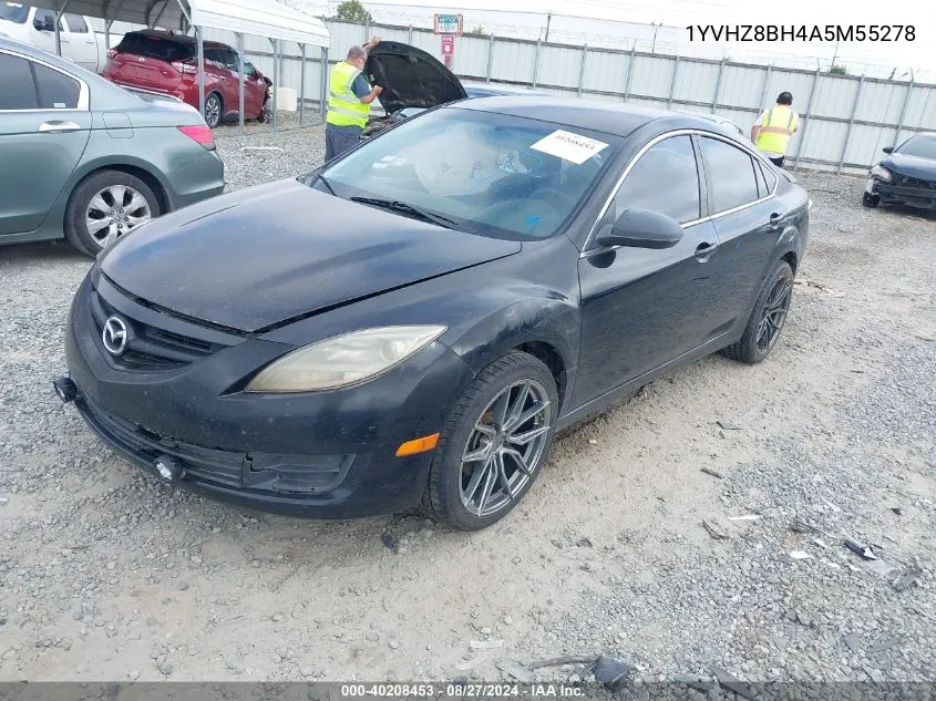 2010 Mazda Mazda6 I Sport VIN: 1YVHZ8BH4A5M55278 Lot: 40208453