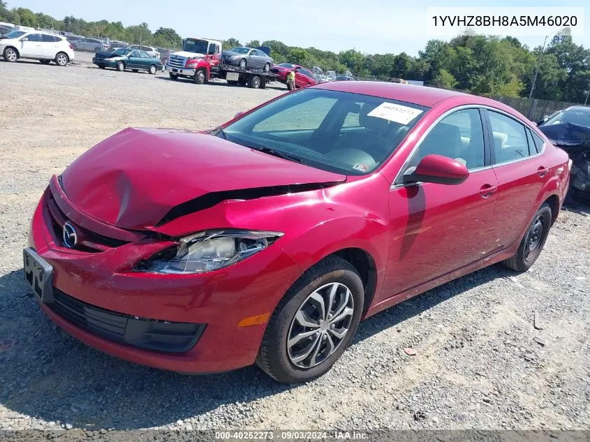 2010 Mazda Mazda6 I Sport VIN: 1YVHZ8BH8A5M46020 Lot: 40252273