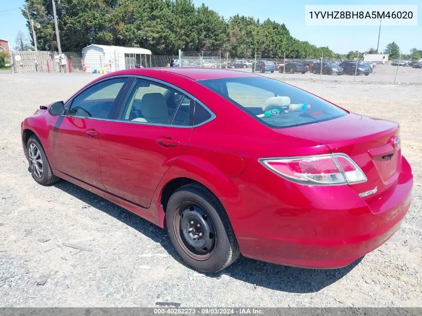 2010 Mazda Mazda6 I Sport VIN: 1YVHZ8BH8A5M46020 Lot: 40252273