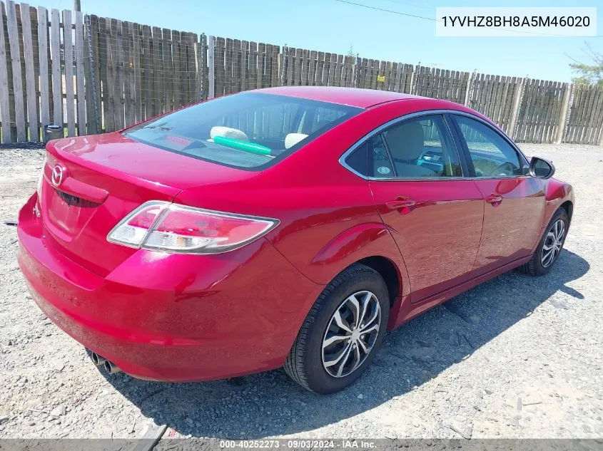 2010 Mazda Mazda6 I Sport VIN: 1YVHZ8BH8A5M46020 Lot: 40252273