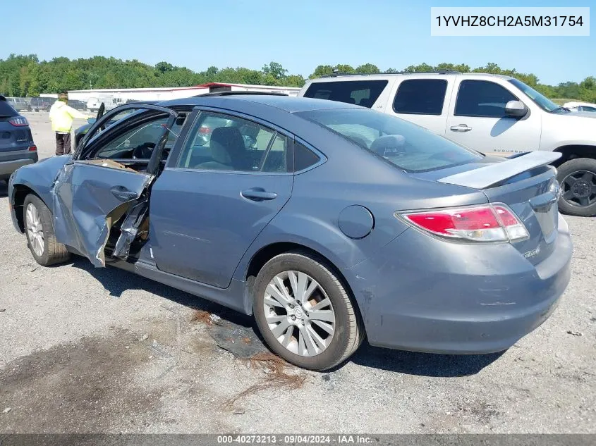 2010 Mazda Mazda6 I Touring Plus VIN: 1YVHZ8CH2A5M31754 Lot: 40273213