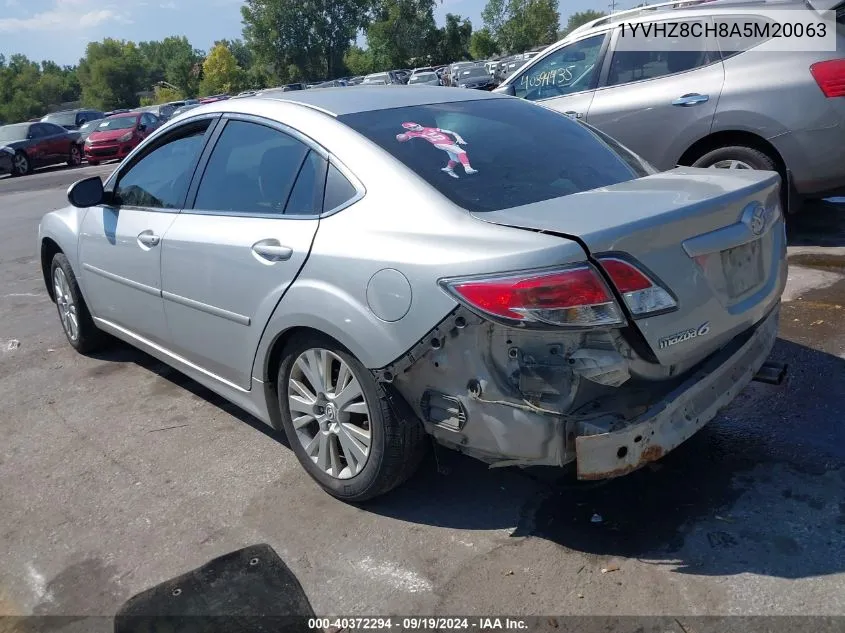 2010 Mazda Mazda6 I Touring Plus VIN: 1YVHZ8CH8A5M20063 Lot: 40372294