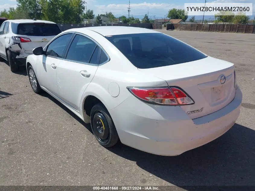 2010 Mazda Mazda6 I Touring VIN: 1YVHZ8CH4A5M27060 Lot: 40451668