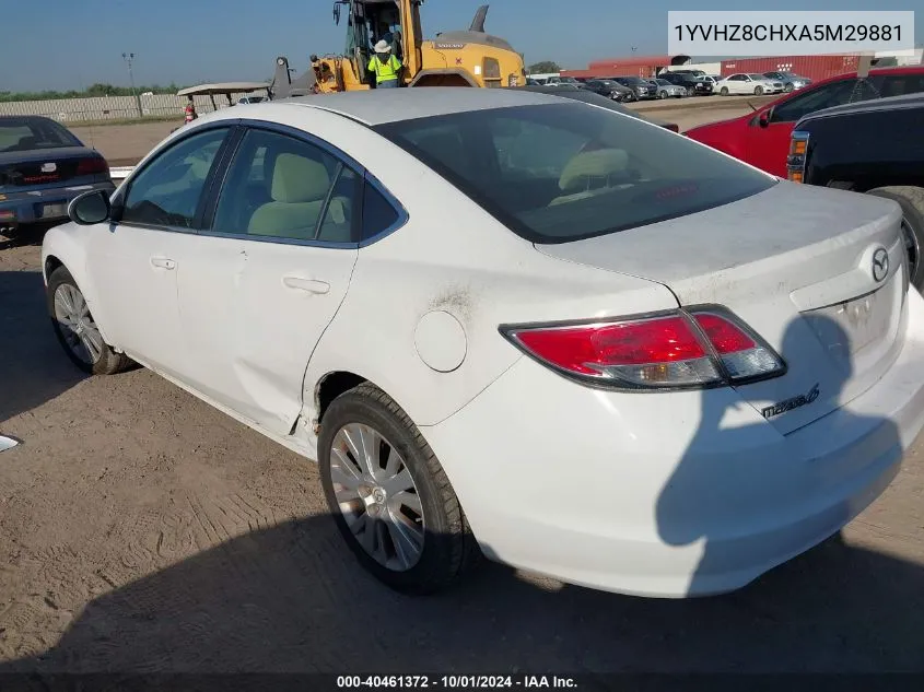 2010 Mazda 6 I VIN: 1YVHZ8CHXA5M29881 Lot: 40461372