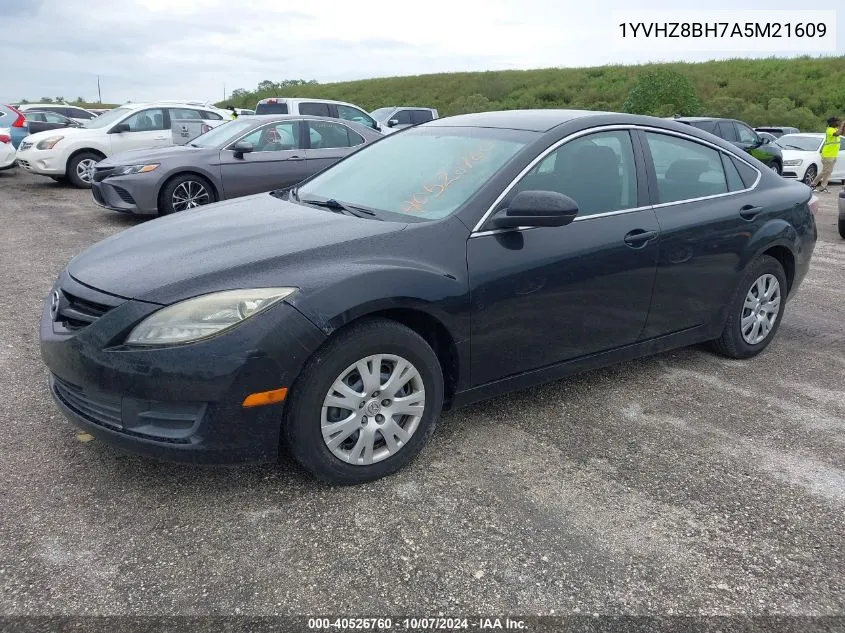 2010 Mazda 6 I VIN: 1YVHZ8BH7A5M21609 Lot: 40526760