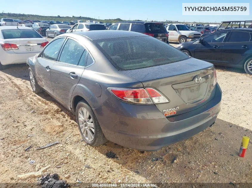 1YVHZ8CH0A5M55759 2010 Mazda Mazda6 I Touring