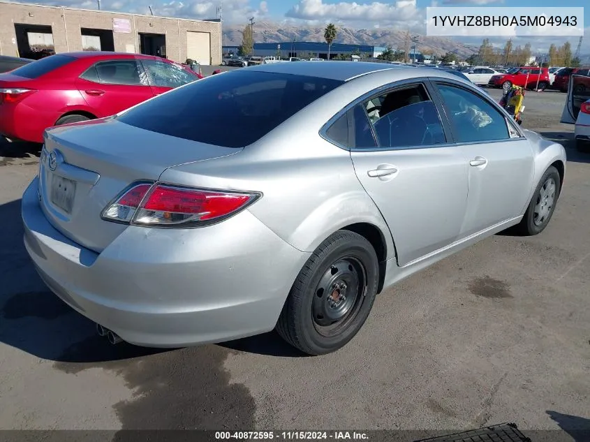 2010 Mazda Mazda6 I Sport VIN: 1YVHZ8BH0A5M04943 Lot: 40872595