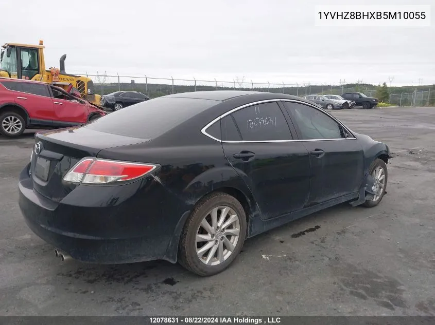 1YVHZ8BHXB5M10055 2011 Mazda 6 I