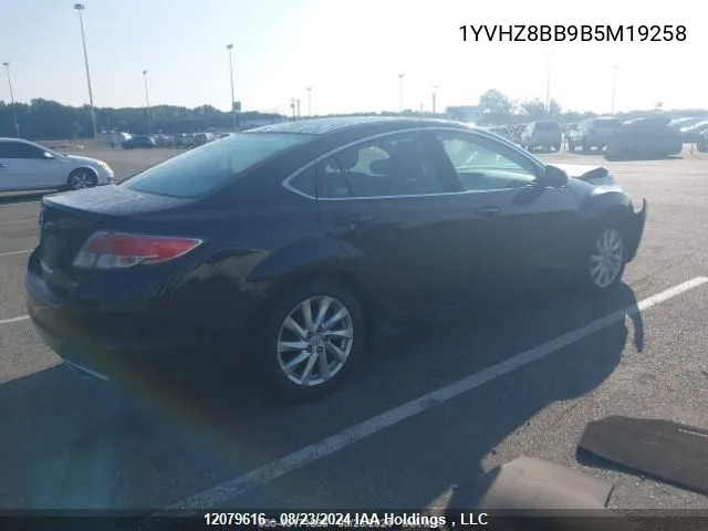 1YVHZ8BB9B5M19258 2011 Mazda 6 S