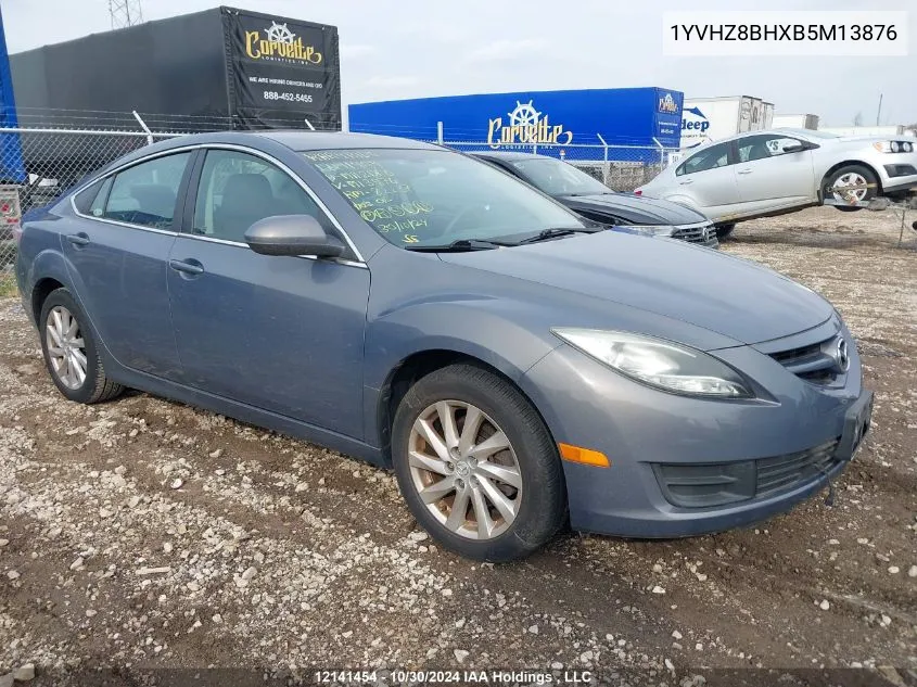 2011 Mazda Mazda6 VIN: 1YVHZ8BHXB5M13876 Lot: 12141454