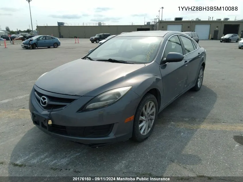 2011 Mazda Mazda6 Gs VIN: 1YVHZ8BH3B5M10088 Lot: 20176160