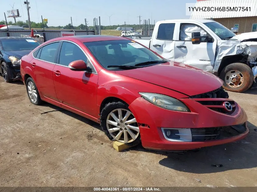 2011 Mazda Mazda6 I Touring Plus VIN: 1YVHZ8CH6B5M07541 Lot: 40043361