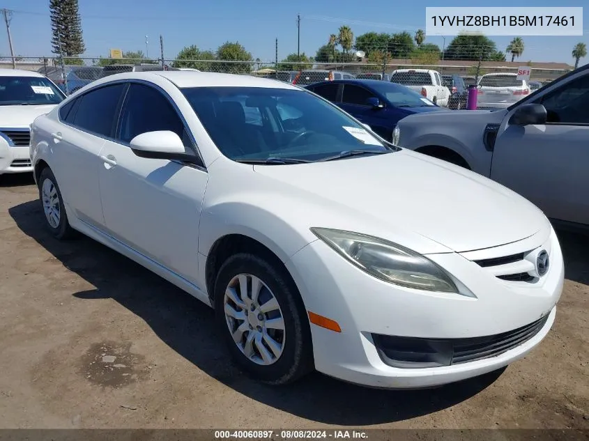 2011 Mazda Mazda6 I Sport VIN: 1YVHZ8BH1B5M17461 Lot: 40060897