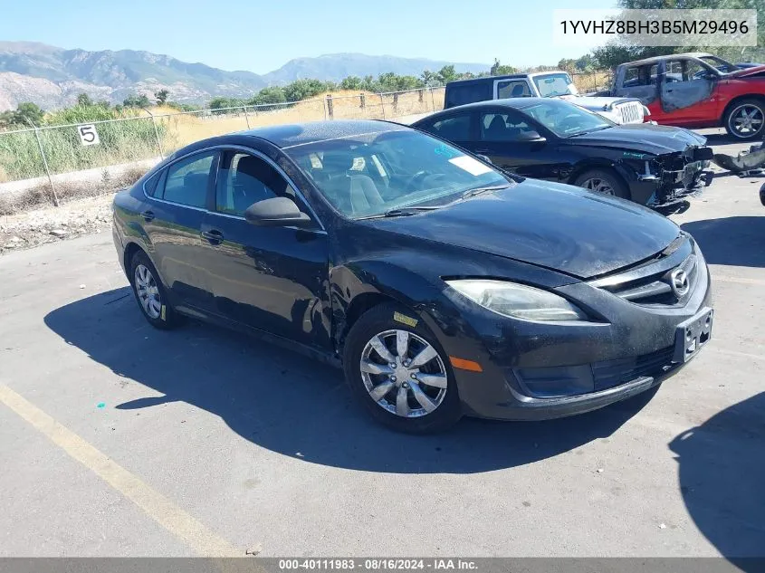 1YVHZ8BH3B5M29496 2011 Mazda Mazda6 I Sport